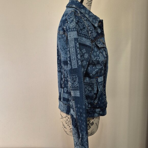 Paisley Jean Jacket - Picture 4 of 11